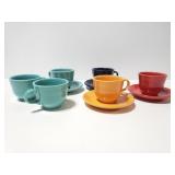 Fiesta cups and saucers