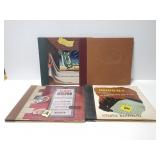 Opera vinyl record ablums in book sets