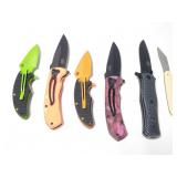 Six pocket knives