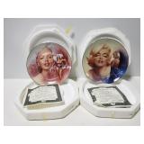 Two Marilyn Monroe collectors plates