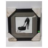High heel framed art