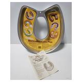 Wilton horseshoe cake pan w/ booklet