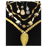 Stone and beaded jewelry