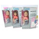 Three world of Ginny Vogue dolls