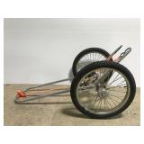 Canoe or kayak dolly w/ bicycle wheels