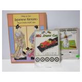 Paper doll book and cut out toys