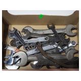 Assorted wrench collection