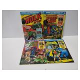 Four comic character books
