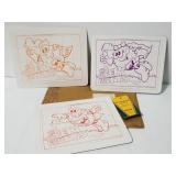 Vintage (1984) Hi-C promotional coloring puzzles