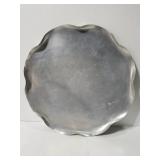 Large embossed wavy edge aluminum tray