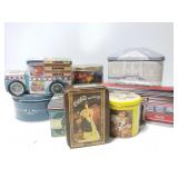 Assorted tin collection