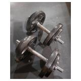 Pair of dumbbells