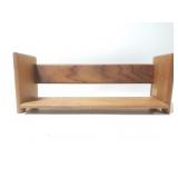 Small wood hanging shelf