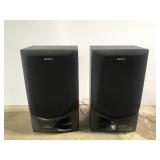 Large Sony 3-way speakers w/ bass