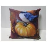 New with tags autumn theme throw pillow