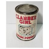 Clabber Girl baking powder tin can
