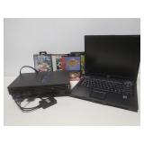 Assorted games with PS2 and laptop