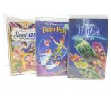 Walt Disney VHS trio