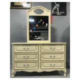 French Provincial style dresser w/ mirror