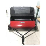 Large 4 ft Craftsman lawn sweeper & catcher bag