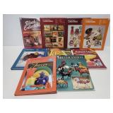 Nine collectibles reference books