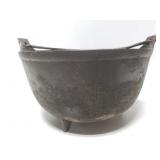 Vintage cast iron cauldron pot
