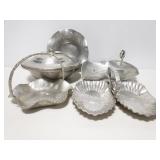 Cast metal serving dishes