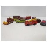 Ten vintage Matchbox cars