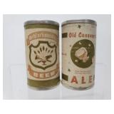 Small beer can vintage pepper shakers