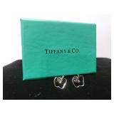 Tiffany & Co stamped 925 silver apple earrings