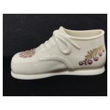 Lenox ceramic baby shoe