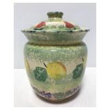Italian fruit themed ceramic cookie jar