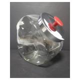 Vintage glass kitchen canister