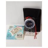 Silva compass w/manual and nylon holster
