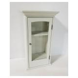Mini wall/table glass door cabinet