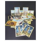 Vintage unused postcards of monuments