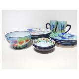 Sakura floral dishes