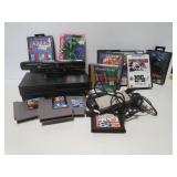PS2, xbox 360 camera and Sega games