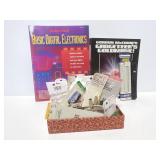 Radio Shack electric components and books