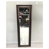 Tall framed dressing mirror