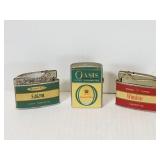 Vintage cigarette brand lighters