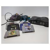 Nintendo 64 with games & controllers