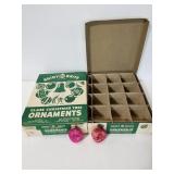 Vintage Shiny Brite ornaments boxes