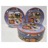 Halloween plates and mugs