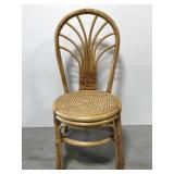 Rattan chair w/ cane seat