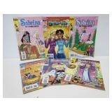 Six Sabrina the teenage withc comic books