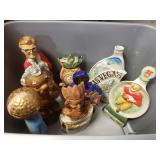 Eight Jim Beam decanters