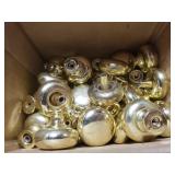Box of vintage knobs