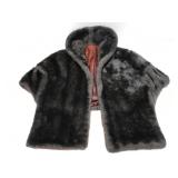 Antique ladies mink stole shaw