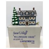 Department 56 Snow Village Williamsburg House